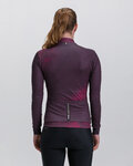 SANTINI maillot de invierno de manga larga - PURE DYE - granate