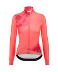 SANTINI maillot de invierno de manga larga - PURE DYE - rosa