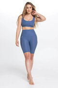 ATHLEEYA pantalones cortos sin tirantes - ESSENTIAL - azul