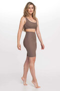 ATHLEEYA pantalones cortos sin tirantes - ESSENTIAL - marrón