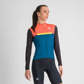 SPORTFUL maillot de invierno de manga larga - PISTA THERMAL W - azul/negro/naranja