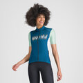 SPORTFUL jersey de manga corta - SUPERGIARA LOGO W - azul/verde
