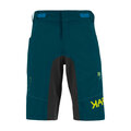 KARPOS pantalones cortos sin tirantes - BALLISTIC EVO - azul/verde