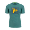 KARPOS Camiseta de manga corta - VAL FEDERIA - verde/amarillo