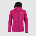 KARPOS chaqueta cortaviento - LAVAREDO WINTER KIDS - rosa/negro