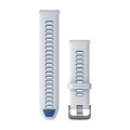 GARMIN tanga - QUICK RELEASE 22 MM - blanco/azul