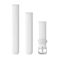 GARMIN tanga - QUICK RELEASE 18 MM - blanco/plateado