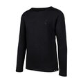 IXS maillot de verano de manga larga - FLOW MERINO LS - negro