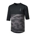 IXS Maillot de manga 3/4 - CARVE 1.0 - negro/gris