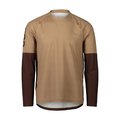 POC maillot de verano de manga larga - ESSENTIAL MTB - marrón