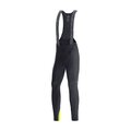 GORE pantalones largos con tirantes - C3 THERMO - negro/amarillo