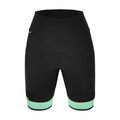 SANTINI pantalones cortos sin tirantes - GIADA PURE - verde/negro