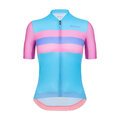 SANTINI jersey de manga corta - ECO SLEEK NEW BENGAL - rosa/turquesa
