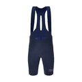 SANTINI pantalones cortos de tirantes - UNICO EDGE - azul