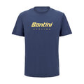 SANTINI Camiseta de manga corta - BRAND - azul