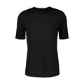 SCOTT Camiseta de manga corta - COMMUTER MERINO - negro