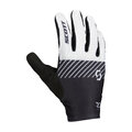 SCOTT guantes de dedos largos - RC TEAM LF - blanco/negro