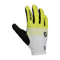 SCOTT guantes de dedos largos - RC TEAM LF - amarillo/blanco/negro
