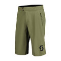 SCOTT pantalones cortos sin tirantes - TRAIL VERTIC W/PAD - verde