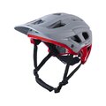 KENNY casco - SCRAMBLER KID - rojo/gris