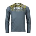 KENNY maillot de verano de manga larga - CHARGER - gris/amarillo