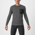 CASTELLI maillot de invierno de manga larga - UNLIMITED MERINO - gris