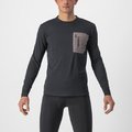 CASTELLI maillot de invierno de manga larga - UNLIMITED MERINO - negro