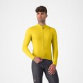 CASTELLI maillot de invierno de manga larga - ESPRESSO THERMAL - amarillo
