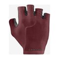 CASTELLI guantes de dedos cortos - PREMIO EVO - granate