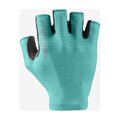 CASTELLI guantes de dedos cortos - ESPRESSO W - azul claro