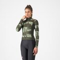 CASTELLI maillot de invierno de manga larga - BLUR THERMAL - verde