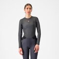 CASTELLI camiseta de manga larga - FLANDERS 2 WARM W - gris