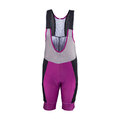 LEATT pantalones cortos de tirantes - BIB MTB ENDURANCE 5.0 W - púrpura