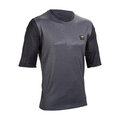 LEATT jersey de manga corta - MTB ENDURO 3.0 - gris/negro