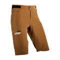 LEATT pantalones cortos sin tirantes - MTB ENDURO 1.0 - marrón