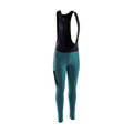 LEATT pantalones largos con tirantes - MTB ENDURANCE 4.0 - azul