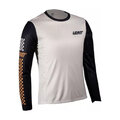 LEATT maillot de verano de manga larga - MTB ENDURO 4.0 W - blanco/negro