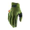 100% SPEEDLAB guantes de dedos largos - COGNITO D3O - verde/negro