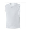 GORE camiseta sin mangas - WINDSTOPPER BASE - blanco
