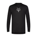 FOX maillot de verano de manga larga - RANGER LS HEAD - negro