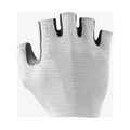 CASTELLI guantes de dedos cortos - ESPRESSO - blanco