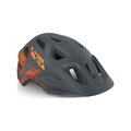 MET casco - ELDAR - gris/naranja