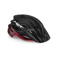 MET casco - VELENO - negro/rojo
