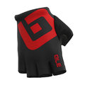 ALÉ guantes de dedos cortos - AIR - negro/rojo
