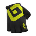 ALÉ guantes de dedos cortos - AIR - negro/amarillo
