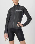 CASTELLI chaqueta cortaviento - SQUADRA STRECH LADY - negro