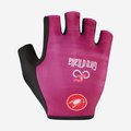 CASTELLI guantes de dedos cortos - #GIRO - ciclamen