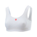 CASTELLI sujetador - ROSSO CORSA - blanco