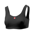 CASTELLI sujetador - ROSSO CORSA - negro