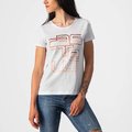CASTELLI Camiseta de manga corta - BELLAGIO TEE LADY - blanco